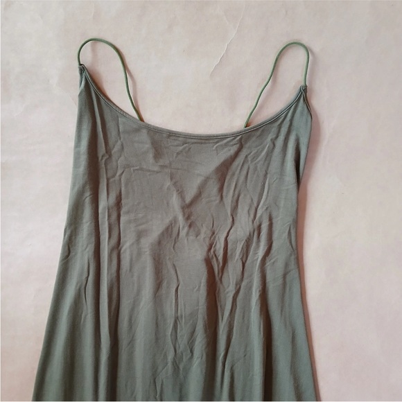 Shein SXY Midi Dress Olive Green Size 2XL Minimalist Basic Party - Picture 4 of 8